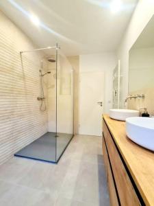 Koupelna v ubytování New Large 2bedrooms with Parking-BON68