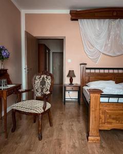 Postel nebo postele na pokoji v ubytování Hotel Lony