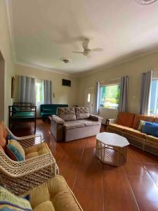 Khu vực ghế ngồi tại Chácara Encanto, dentro da cidade! São Lourenço-Mg