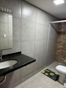 A bathroom at HOSTEL DA LAPINHA