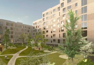 Budova, kde se apartmán nachází