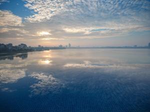 a view of a body of water with the sky at Elegant Mansion 88 in Hanoi