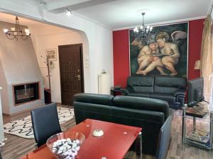 Posedenie v ubytovaní Stunning apartment in the heart of Athens