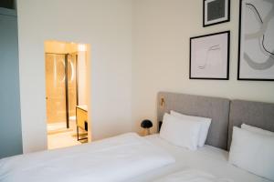 Bob W Lübeck Old Town客房内的一张或多张床位