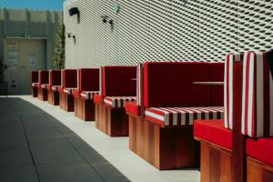 Restauracja lub miejsce do jedzenia w obiekcie JOST Hostel Montpellier Centre St Roch