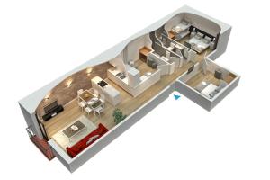 Půdorys ubytování Enjoybcn Colon Apartments