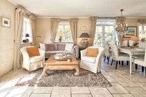 Χώρος καθιστικού στο Ferienhaus Sunny Hüs