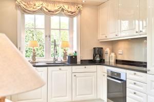 Η κουζίνα ή μικρή κουζίνα στο Ferienhaus Sunny Hüs