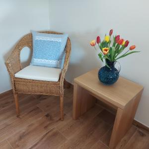 Istumisnurk majutusasutuses Apartmány Marie Albeř