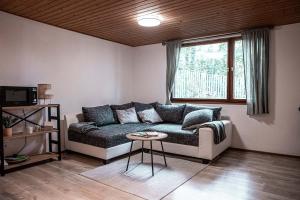 Χώρος καθιστικού στο Ferienhaus FreiTraum