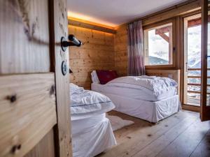 Ένα ή περισσότερα κρεβάτια σε δωμάτιο στο Chalet Altiplano