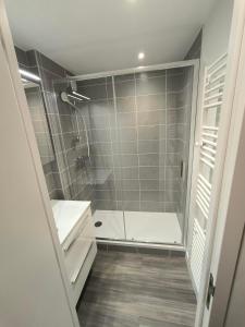 Koupelna v ubytování Roche Blanche Appartements VTI + 37 fotografií