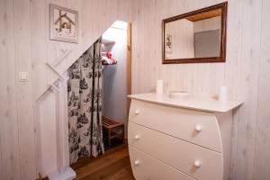Kúpeľňa v ubytovaní Refuge des Alpages - Duplex - Vue Aiguillette des Houches