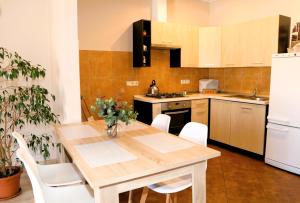 Kuchyňa alebo kuchynka v ubytovaní Apartament w Kamienicy na Kłodzkiej