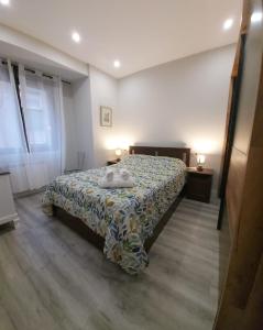 Postel nebo postele na pokoji v ubytování Precioso Piso Céntrico en Gijón- VUT 3958