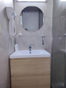 Koupelna v ubytování Hotel Evergreen