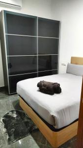 เตียงในห้องที่ Beautiful Appartment in Martorell (Barcelona)