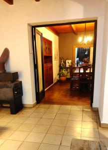 Χώρος καθιστικού στο Hostel Tandil