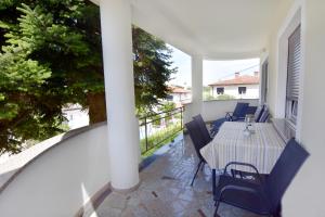 Balkón nebo terasa v ubytování Apartment Diva
