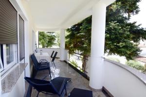 Balkón nebo terasa v ubytování Apartment Diva