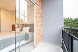 Ліжко або ліжка в номері VIVARIUM APART HOTEL