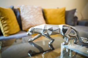 Zona de estar de Superb Flat in South Kensington