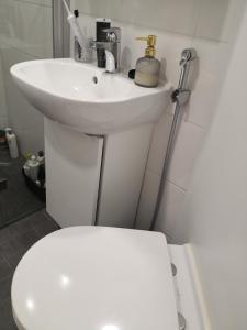 Koupelna v ubytování Nordic home + 11 fotografií