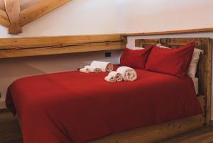 Katil atau katil-katil dalam bilik di Aux Pieds du Malatra' 1