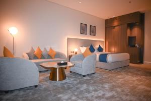 Area soggiorno di فندق سافوي جدة Savoye Hotel