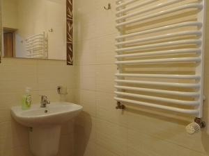 Koupelna v ubytování Apartament Alias