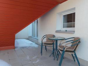 Balkón nebo terasa v ubytování Apartament Alias