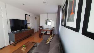 TV a/nebo společenská místnost v ubytování Casa Descanso Serena