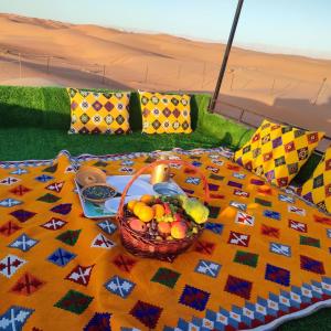 Jídlo v luxury tent nebo okolí