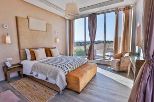 Postel nebo postele na pokoji v ubytování Villa ARGANINA piscine chauffée