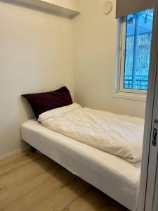Katil atau katil-katil dalam bilik di Modern apartment nearby city centrum