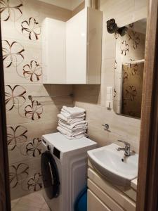 Koupelna v ubytování Apartament Hel Zacisze