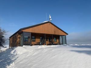Restaurace a penzion Gansberg om vinteren