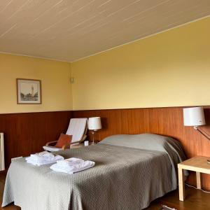 Llit o llits en una habitació de Country Retreat with Vineyard