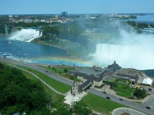 an aerial view of the niagara falls at Tower Hotel at Fallsview in Niagara Falls