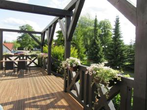 Balkon lub taras w obiekcie Hotel Górecki
