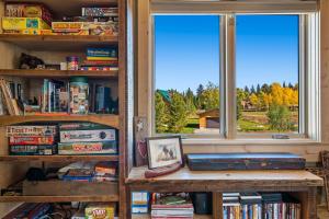 Knihovna v prázdninového domu