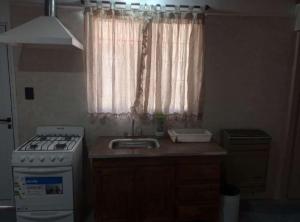 Dapur atau dapur kecil di depto en mar de ajo