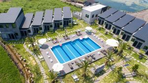 Bazén v ubytování Jeju Chrismas Resort nebo v jeho okolí