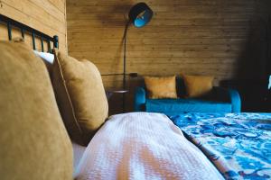Postel nebo postele na pokoji v ubytování Kuro Glamping