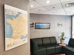 Posezení v ubytování Hôtel Compostelle