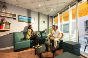 Posezení v ubytování Hôtel Compostelle