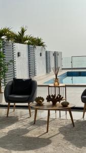 Bazén v ubytování The Ocean Villa nebo v jeho okolí