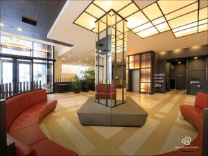 The lobby or reception area at Daiwa Roynet Hotel Kyoto-Hachijoguchi