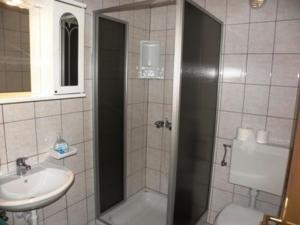 Kúpeľňa v ubytovaní Apartments Jaca