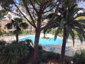 Изглед към басейн в Appartement Golfe Juan, 2 pièces, 4 personnes - FR-1-252-140 или наблизо